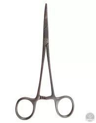 Halsted mosquito fogó, hajlított 14 cm