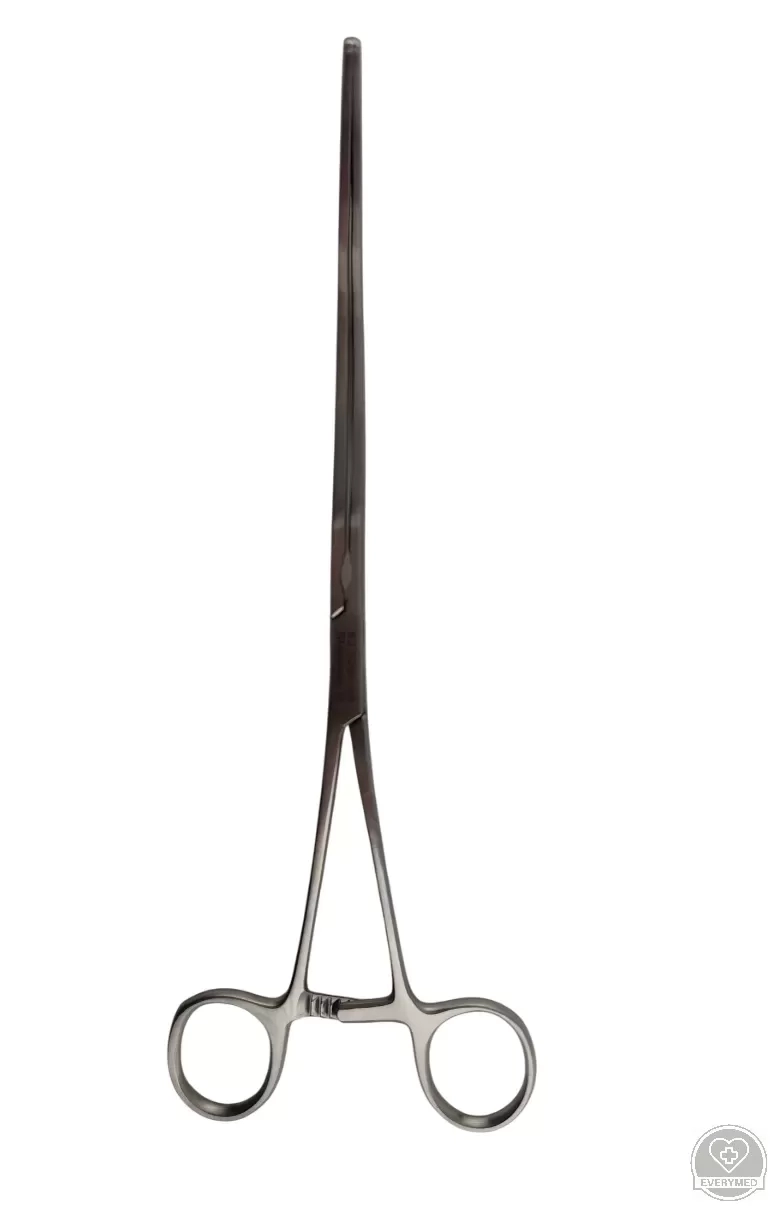 Kocher bélfogó, hajlított 25 cm