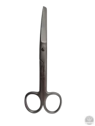 Standard sebészeti olló hegyes/tompa, hajlított 14,5 cm
