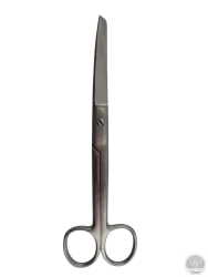 Standard sebészeti olló hegyes/tompa, hajlított 18 cm