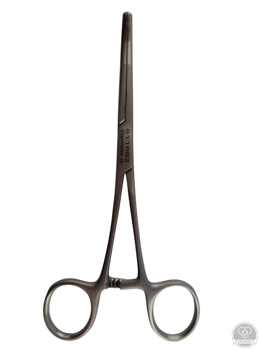 Bainbridge atraumatikus fogó, hajlított, 15 cm