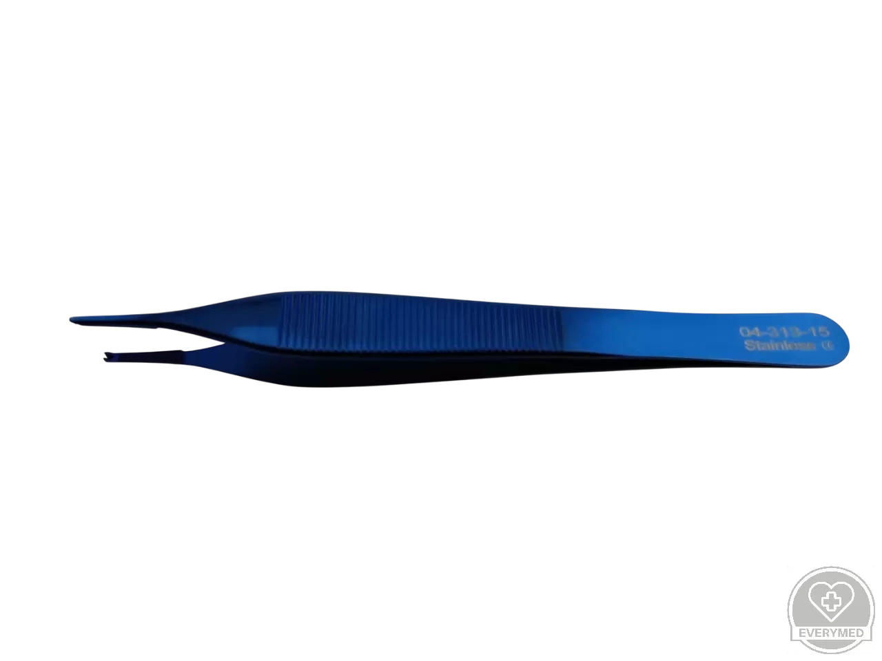 TC Adson csipesz 1 x 2 fogú, horgas 15 cm