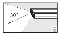 Arthroszkópos optika, 30 fokos, Ф2.7 X 175mm