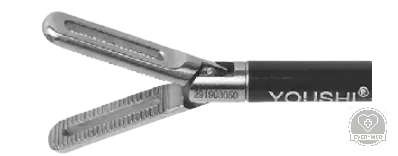 Laparoszkópos Babcock fogó betét, 20 mm pofa, 10 mm x 330 mm