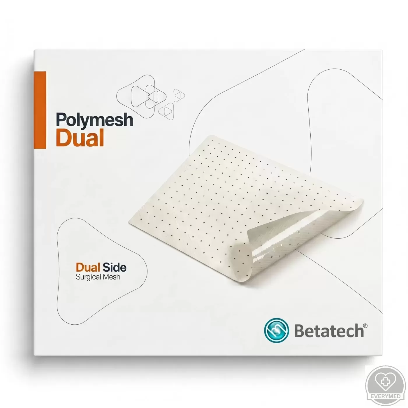 Polymesh kétoldalas sebészeti sérvháló 10 cm x 15 cm