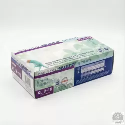Semperguard nitril púdermentes vizsgáló kesztyű, zöld, XL (180 db/csomag, 10 csomag/karton)