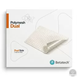Polymesh kétoldalas sebészeti sérvháló 30 cm x 30 cm