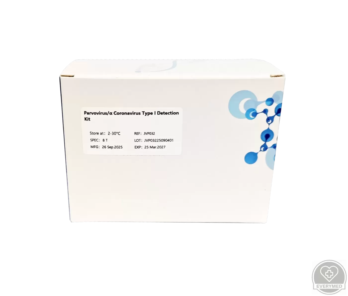 PCR teszt - macskaparvovírus / α-koronavírus (I. típus)  – 8 teszt/doboz