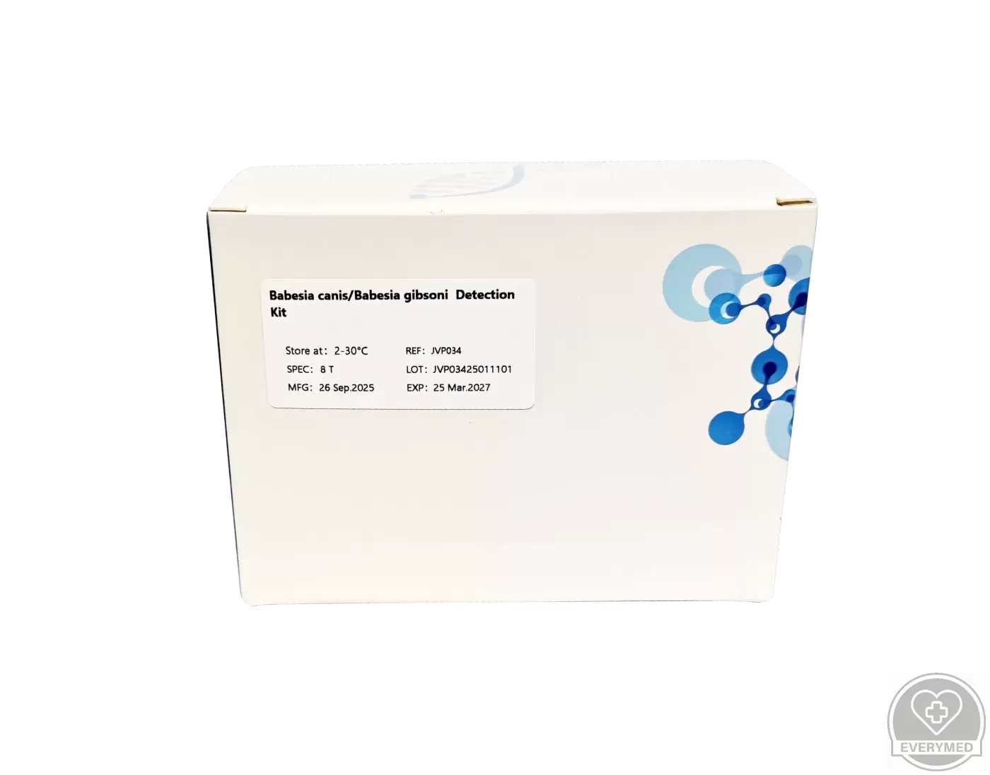 PCR teszt - babesia canis és babesia gibsoni kimutatására  – 8 teszt/doboz