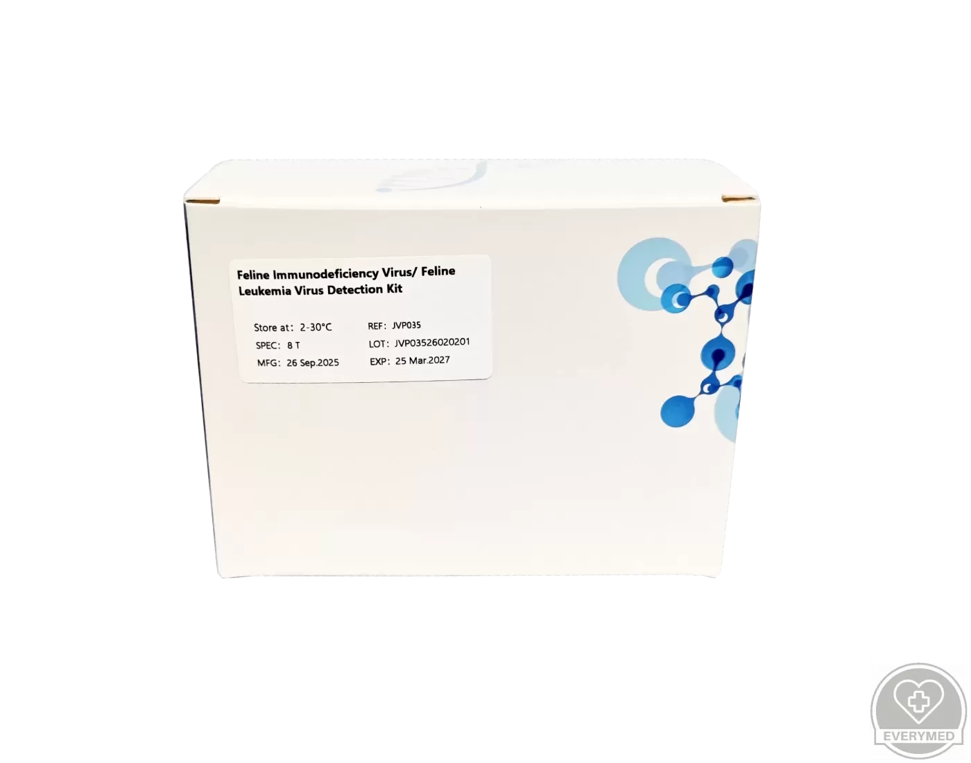 PCR teszt - macska immundeficiencia vírus és a macska leukémia vírus kimutatására  – 8 teszt/doboz