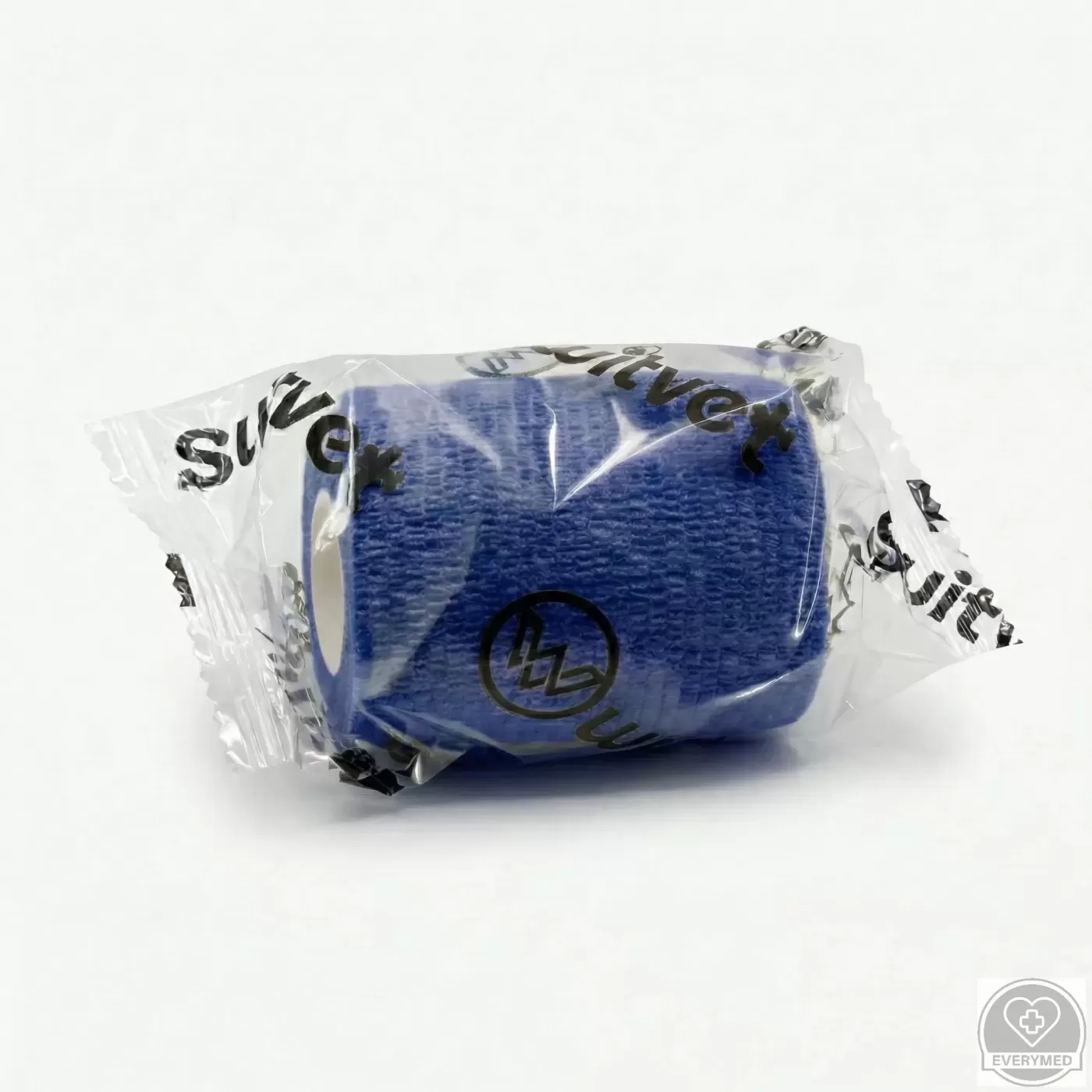 Öntapadós rugalmas kötszer, sötétkék, 7,5 cm x 4,5 m, 12 db