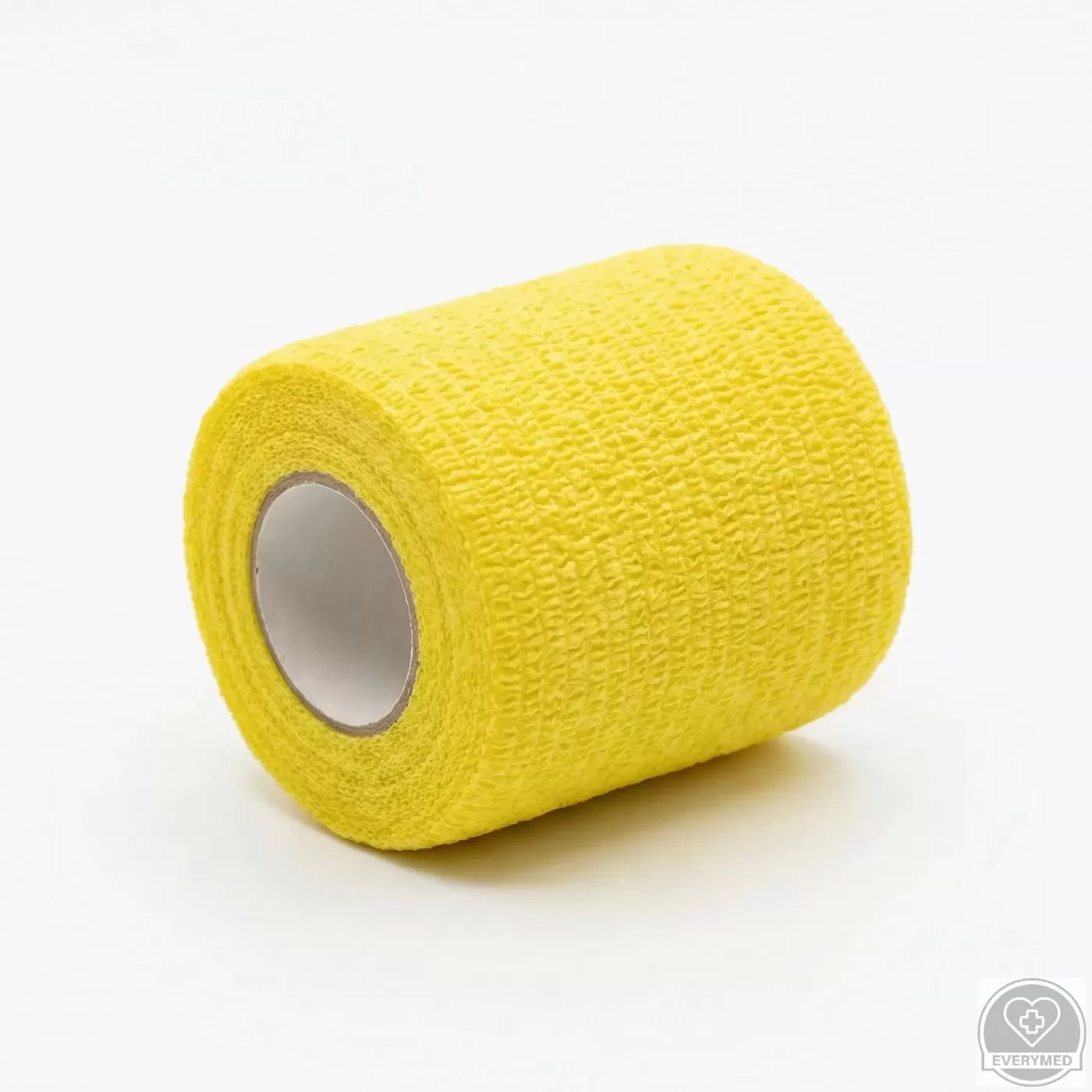 Öntapadós rugalmas kötszer, sárga, 7,5 cm x 4,5 m, 12 db