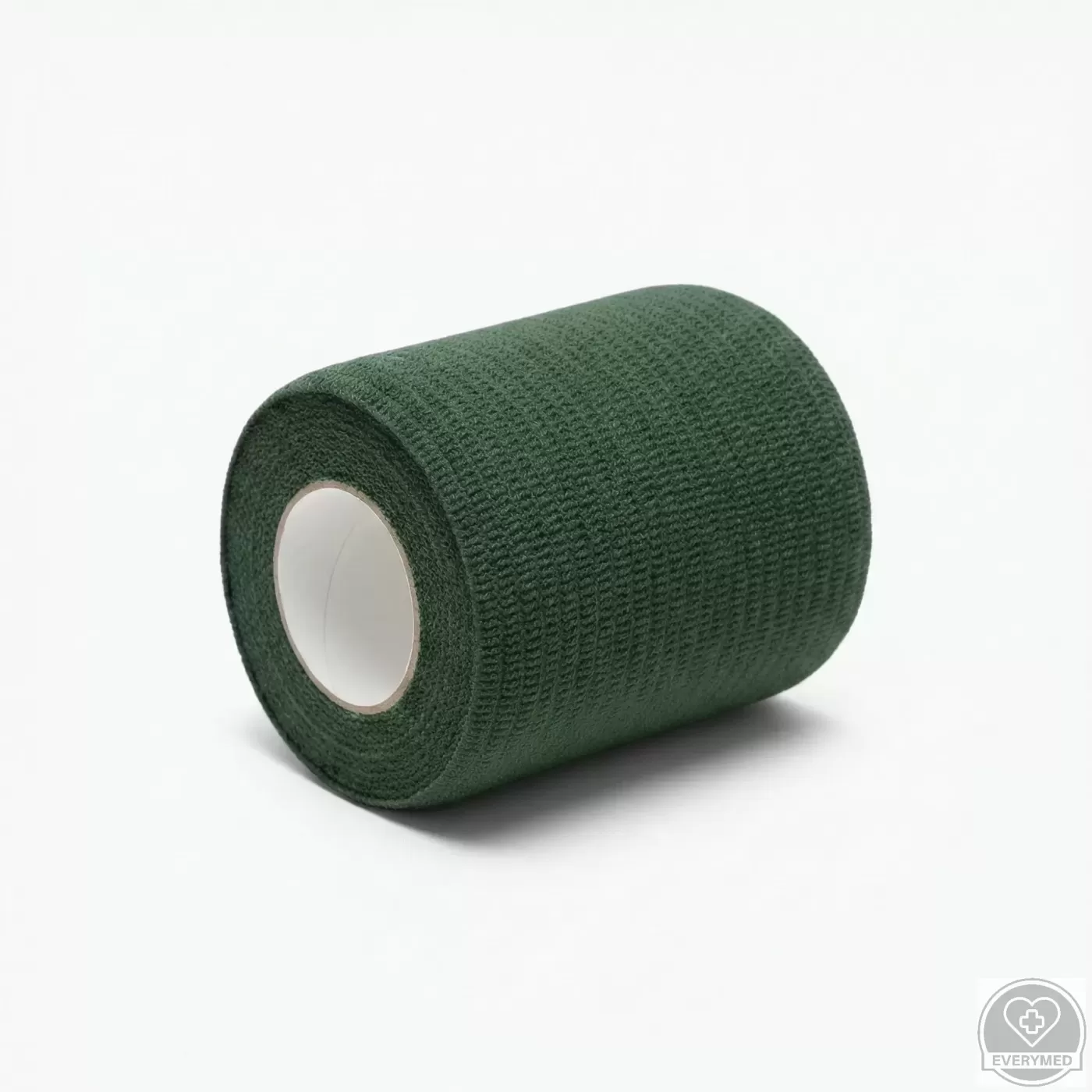 Öntapadós rugalmas kötszer, sötétzöld, 7,5 cm x 4,5 m, 12 db