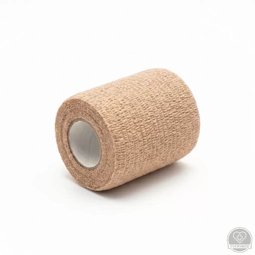 Öntapadós rugalmas kötszer, bőrszínű, 5 cm x 4,5 m, 12 db