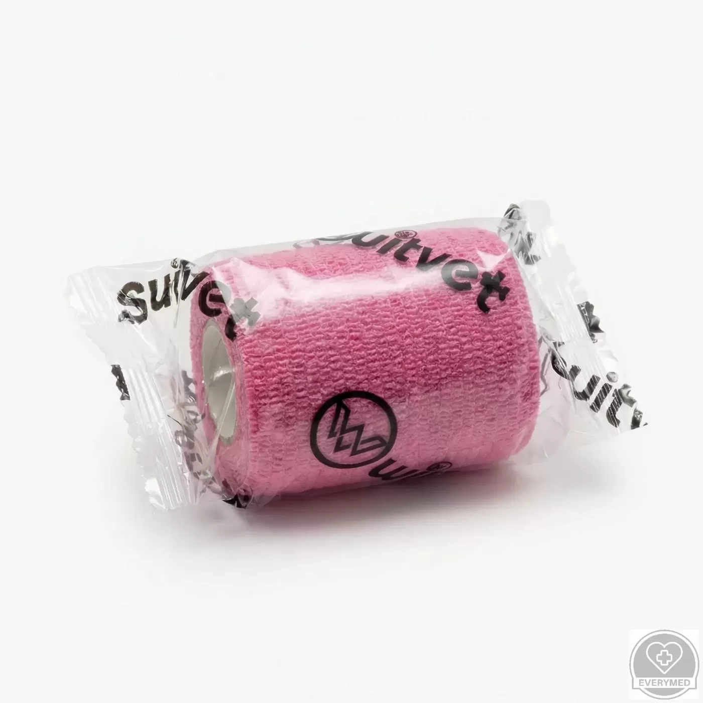 Öntapadós rugalmas kötszer, rózsaszín, 10 cm x 4,5 m, 12 db