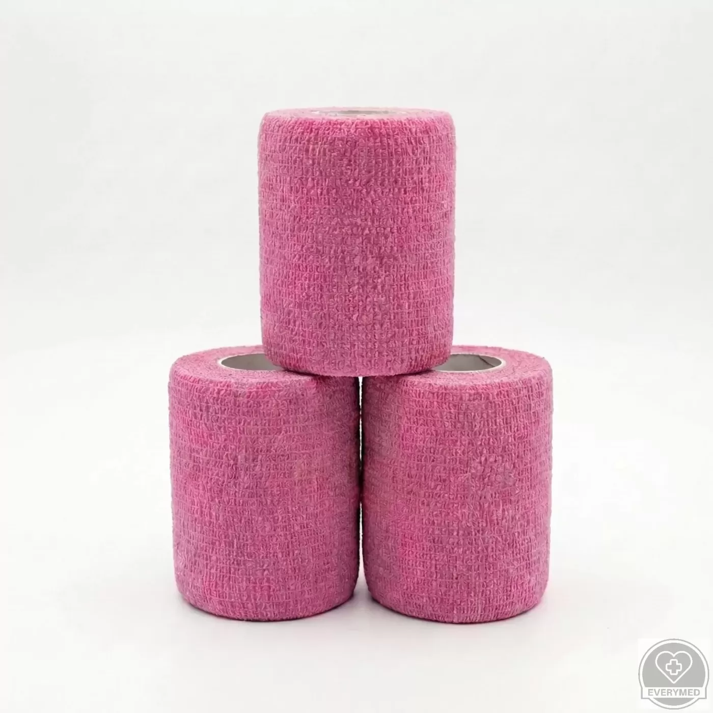 Öntapadós rugalmas kötszer, rózsaszín, 5 cm x 4,5 m, 12 db