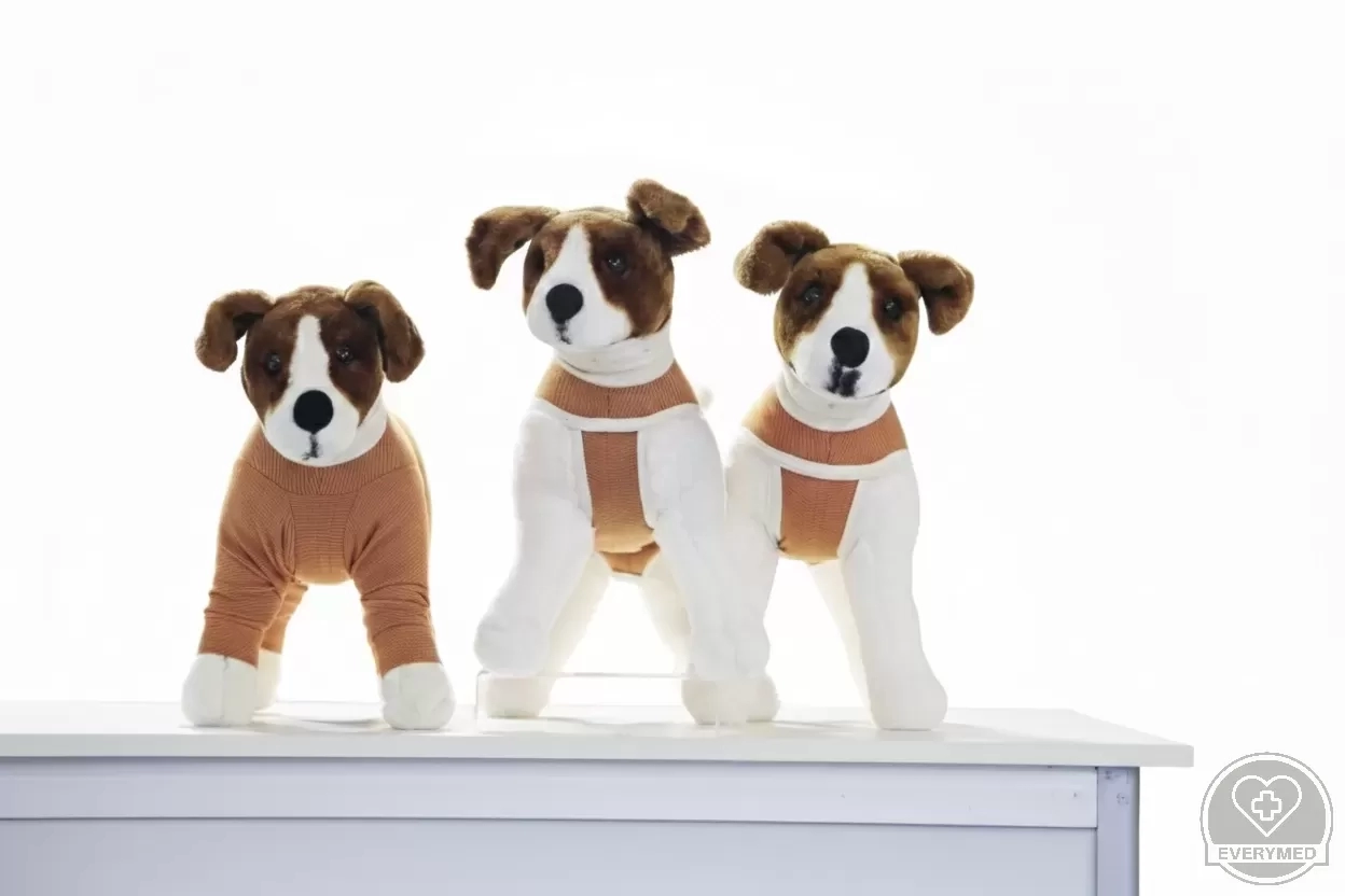 Jack Russel terrier plüss kutya bemutató modell