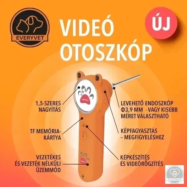 Videó otoszkóp, lila