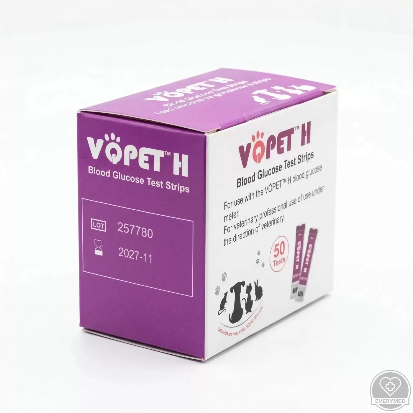 Vércukorszint mérő tesztcsík (EV-TT-69 készülékhez)