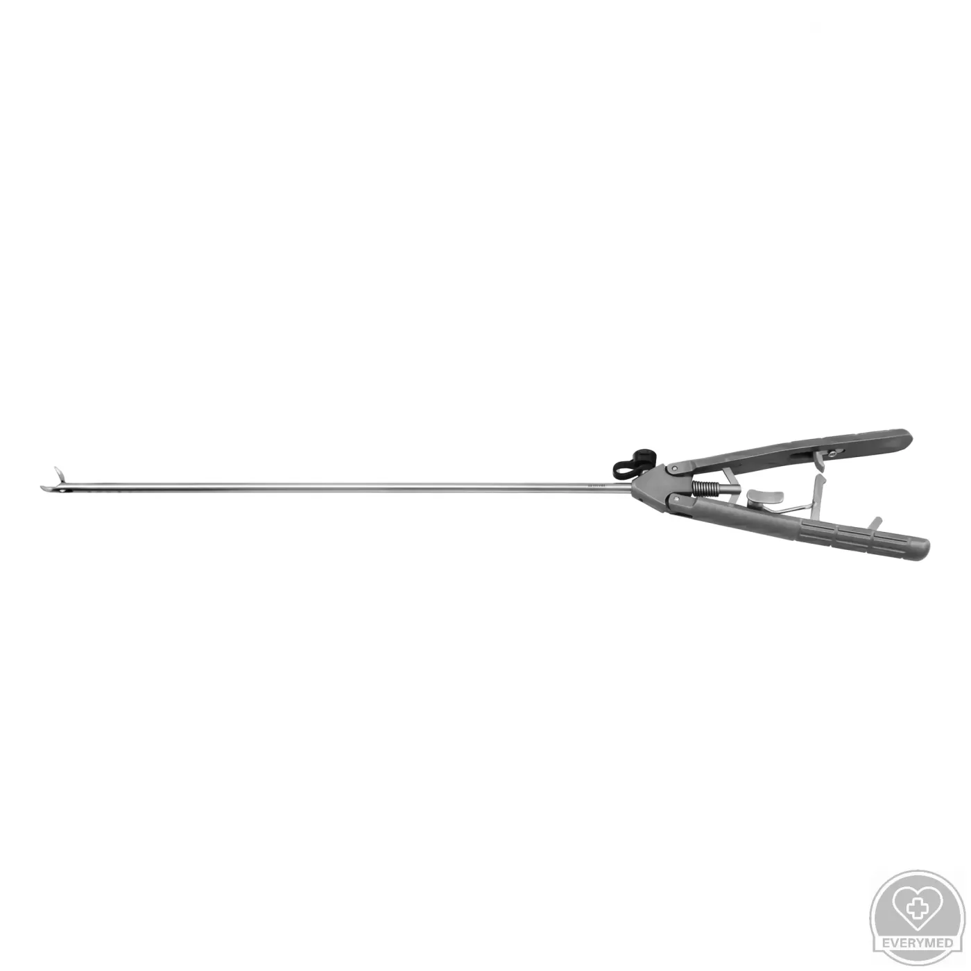 V-tűfogó, balra hajlított pofa, jobbkezes kivitel