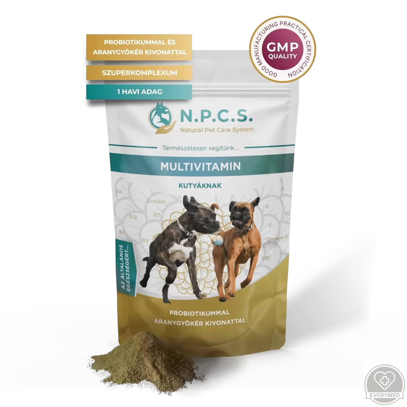 N.P.C.S. multivitamin kutyáknak (szuperkomplex probiotikummal, por, 45 g)