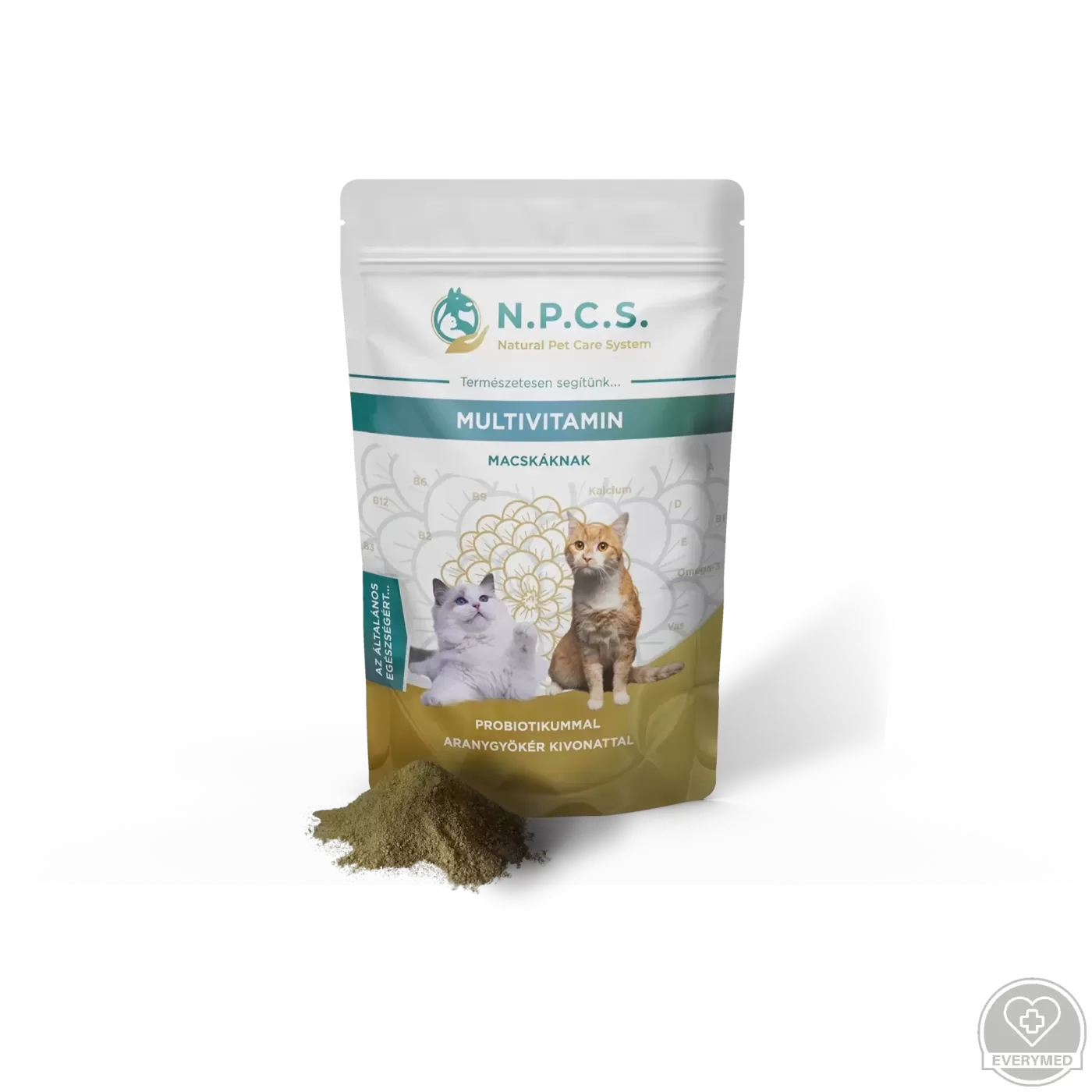 N.P.C.S. multivitamin macskáknak (szuperkomplex probiotikummal, por, 45 g)